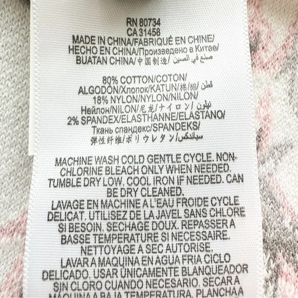 BCBG Max Azria "Wilma" Fit Flare Dress Women's Large Floral Pink Cream - Picture 7 of 10